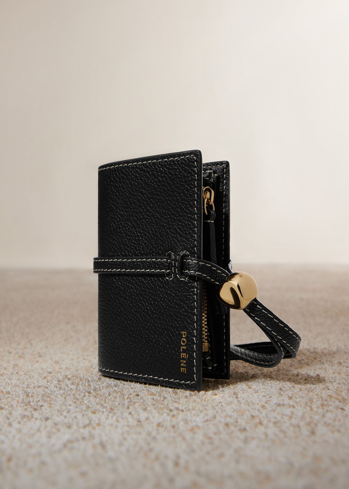 Porte cartes Kayé - Noir Grainé