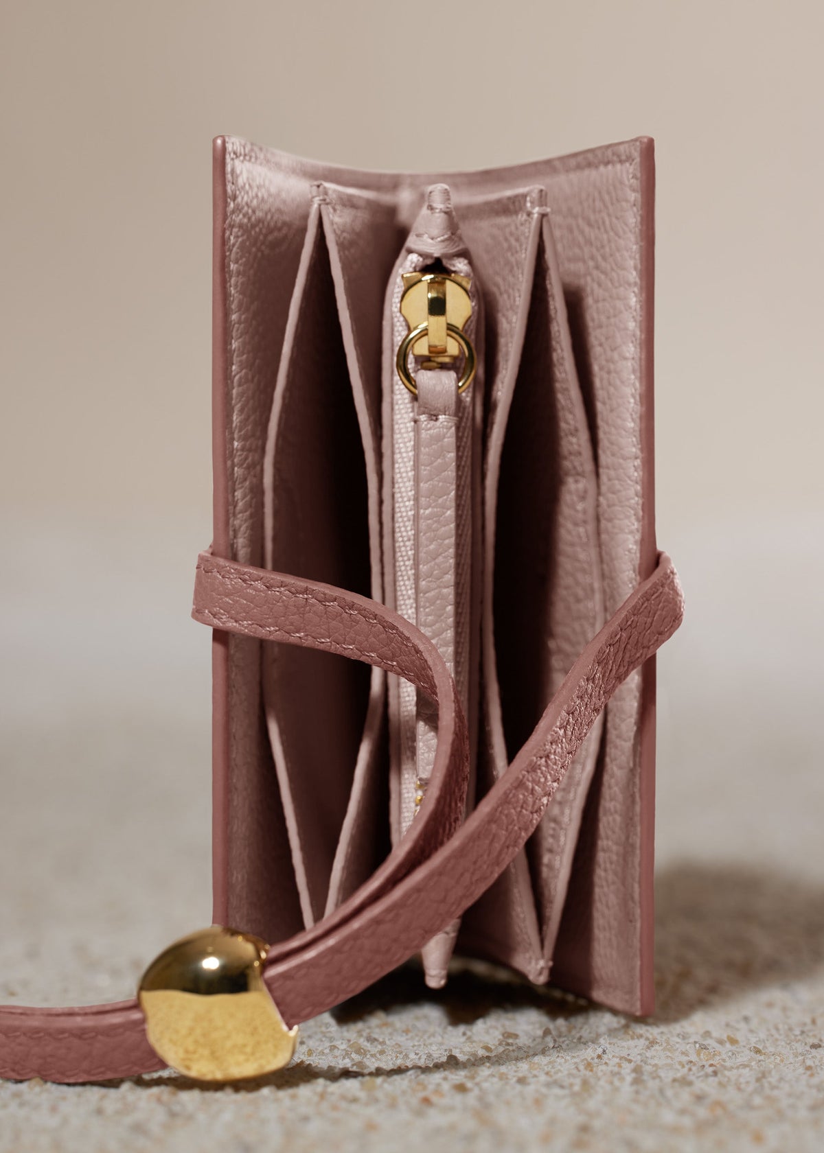 Porte cartes Kayé - Duo Blush Grainé