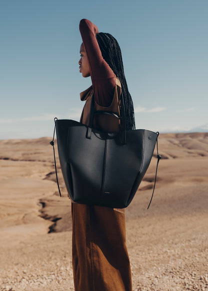 Cyme Tote - Noir Grainé