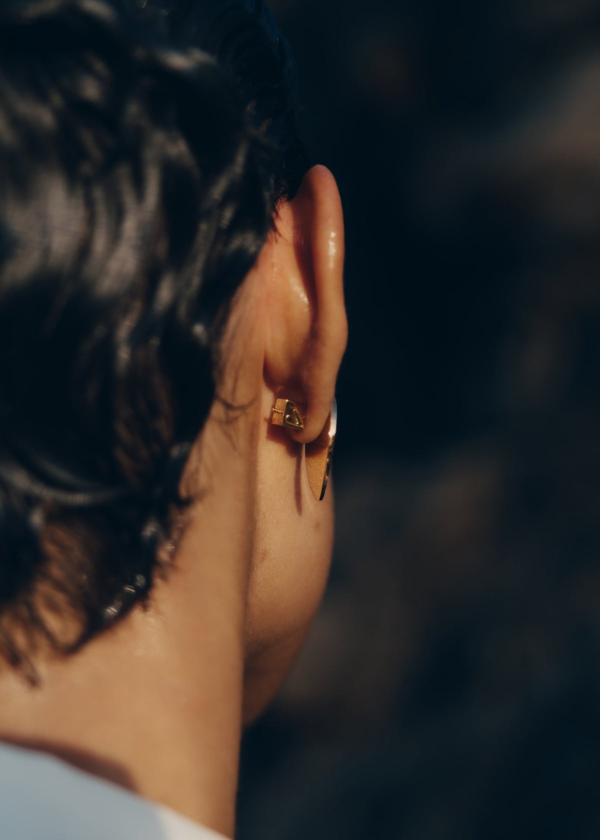 Puces d'oreilles Naé - Verre fumé