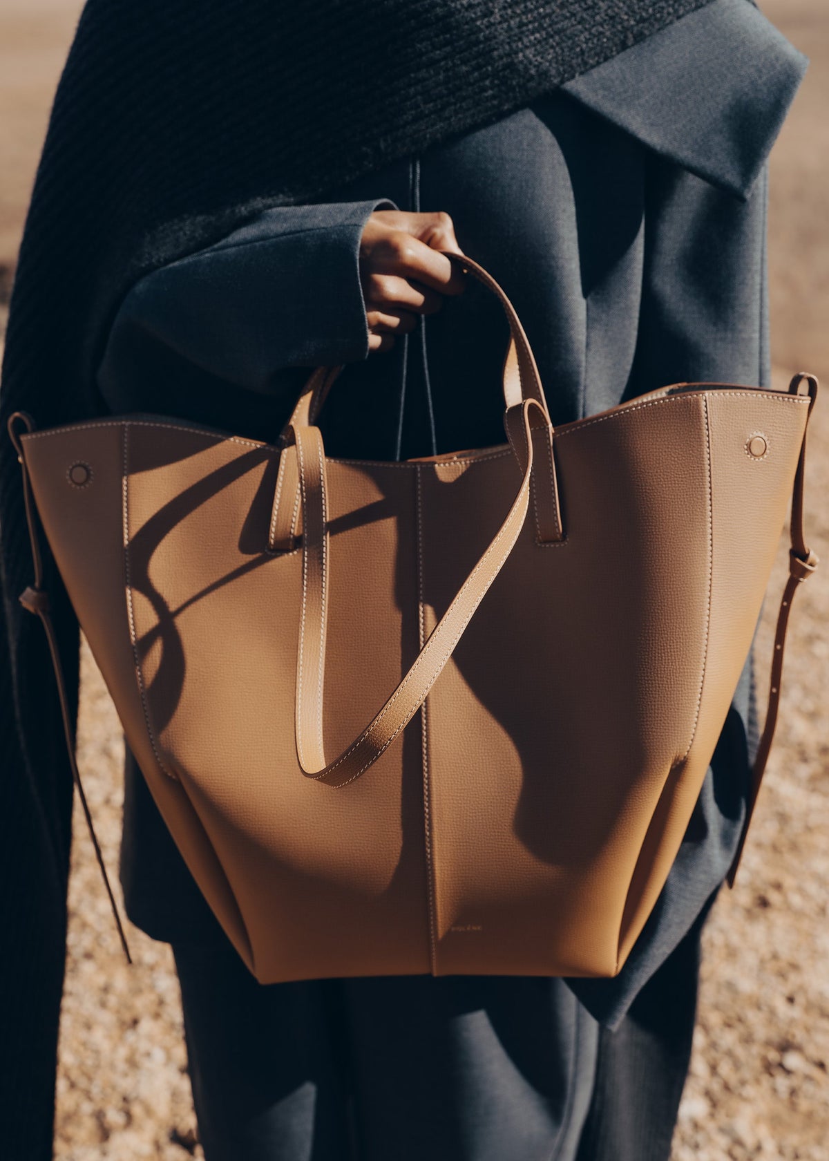 Cyme Tote - Camel Grainé