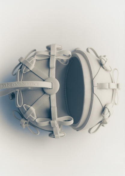 Button Bow Sphere - Porcelaine