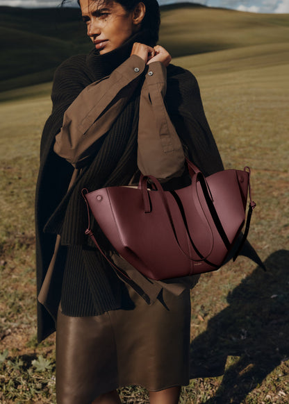 Cyme Mini - Cerise Noire Grainé