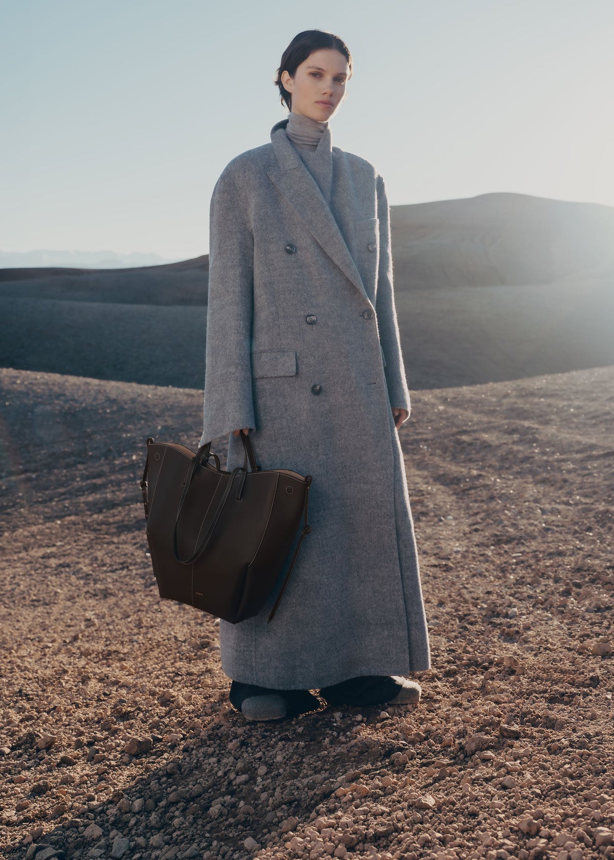 Cyme Tote - Ébène Grainé