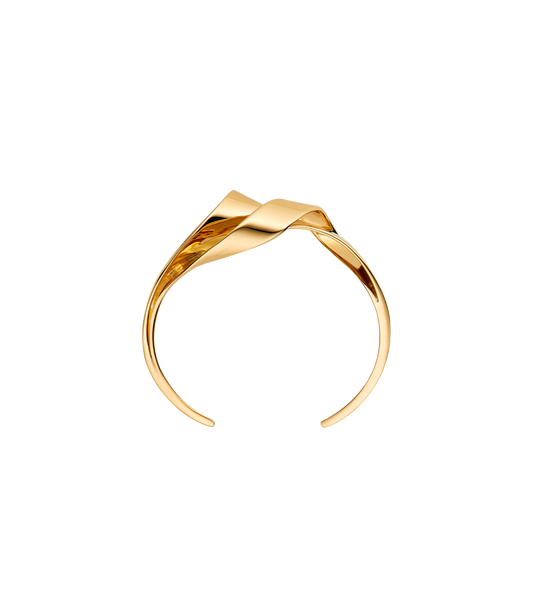 Manchette Éole - Dorée à l’or 24 carats